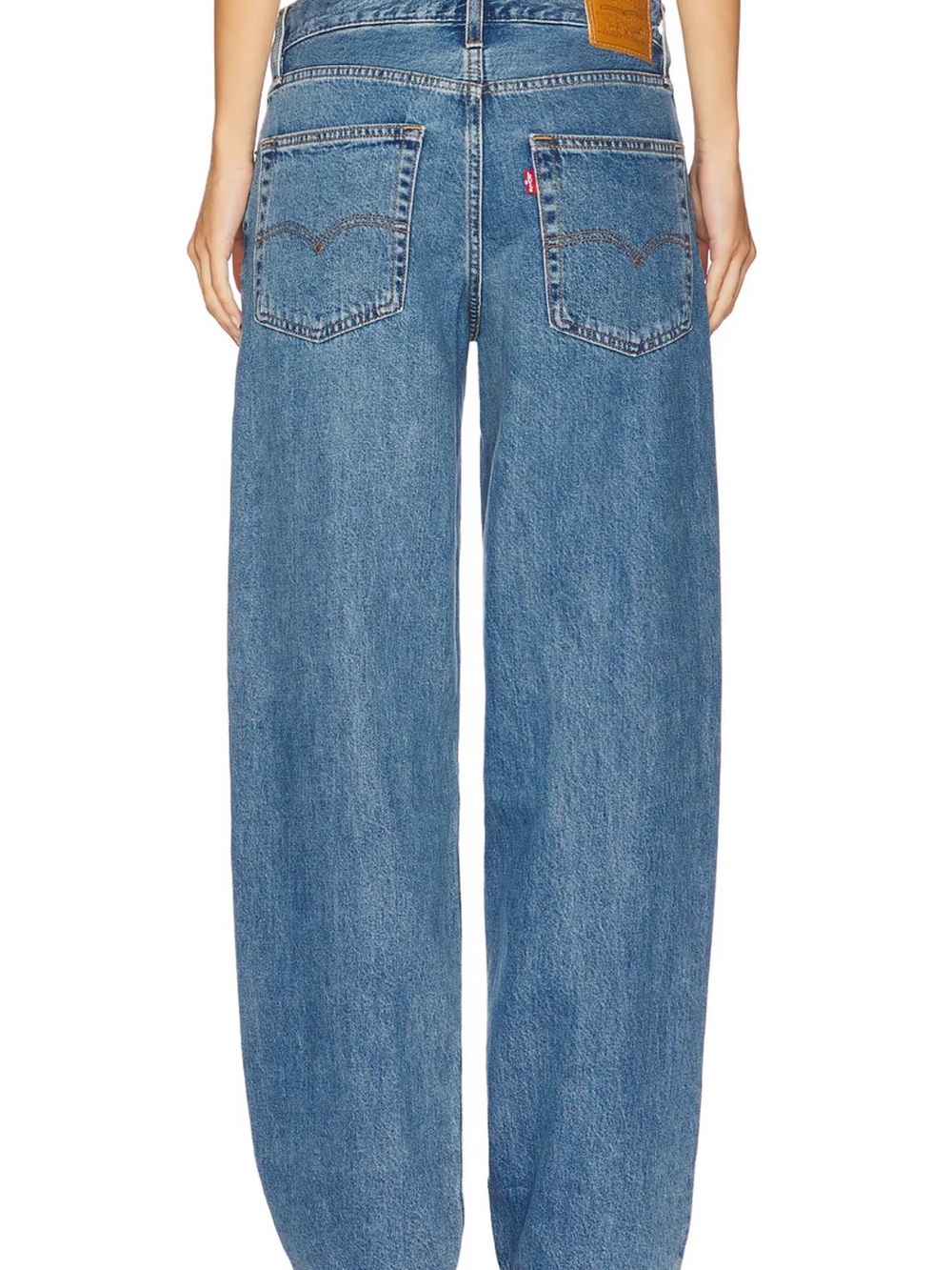 Levi's Relaxed Wide Leg Jeans in Classic Blue Denim
